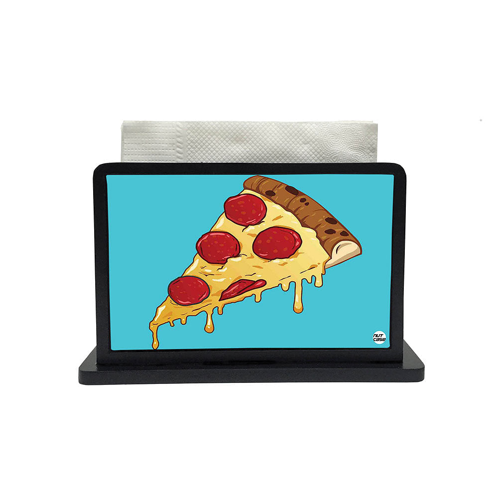 Tissue Holder Paper Napkin Stand - Pizza Slice Nutcase