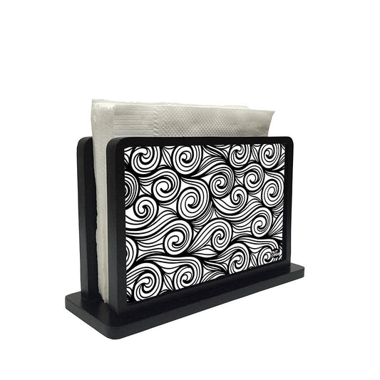 Tissue Holder Paper Napkin Stand - Black Jungle Nutcase