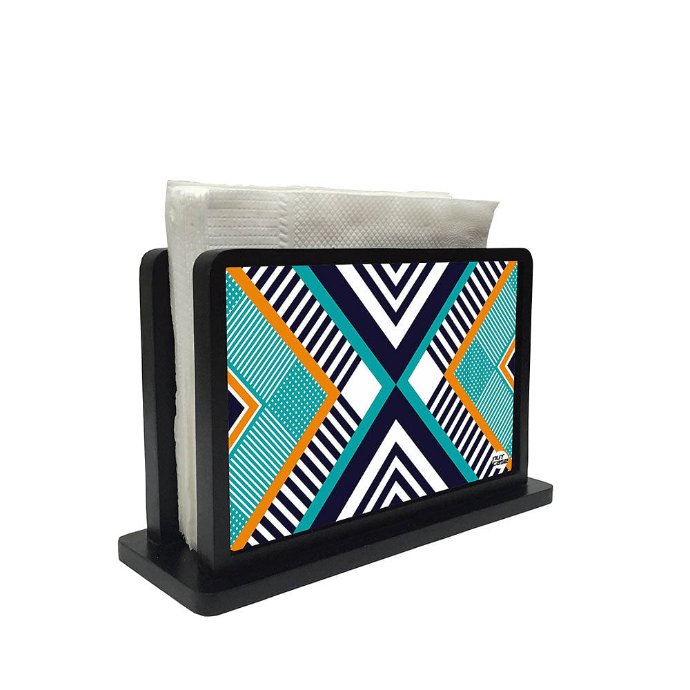 Tissue Holder Paper Napkin Stand - Aztec mix Nutcase