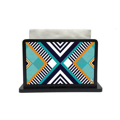 Tissue Holder Paper Napkin Stand - Aztec mix Nutcase