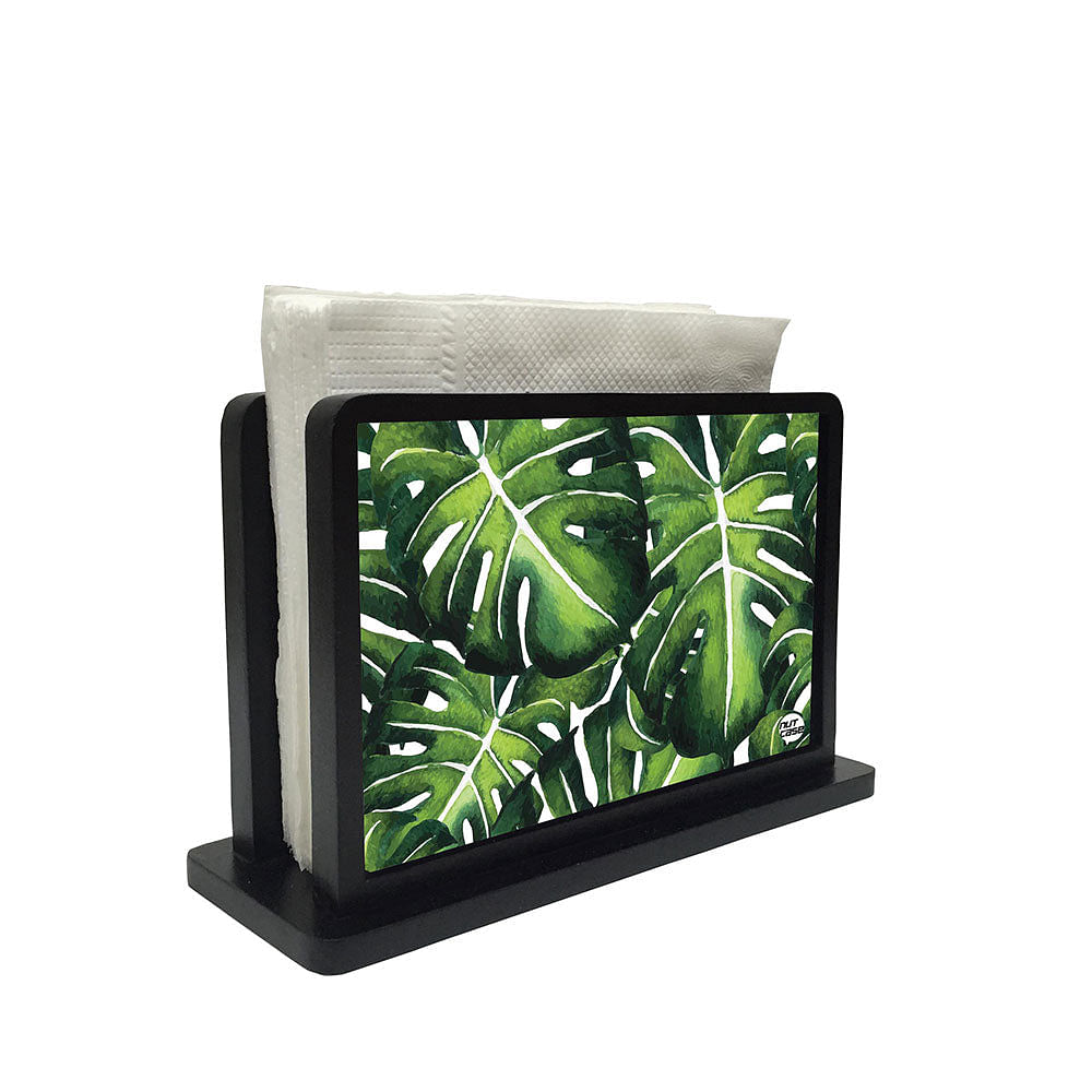 Tissue Holder Paper Napkin Stand - Monstera Plants Nutcase