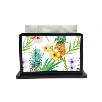 Tissue Holder Paper Napkin Stand - Pineapple Leaves Nutcase