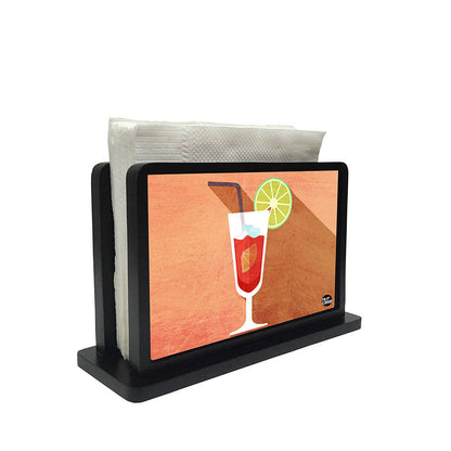 Tissue Holder Paper Napkin Stand - Juice Glass Nutcase