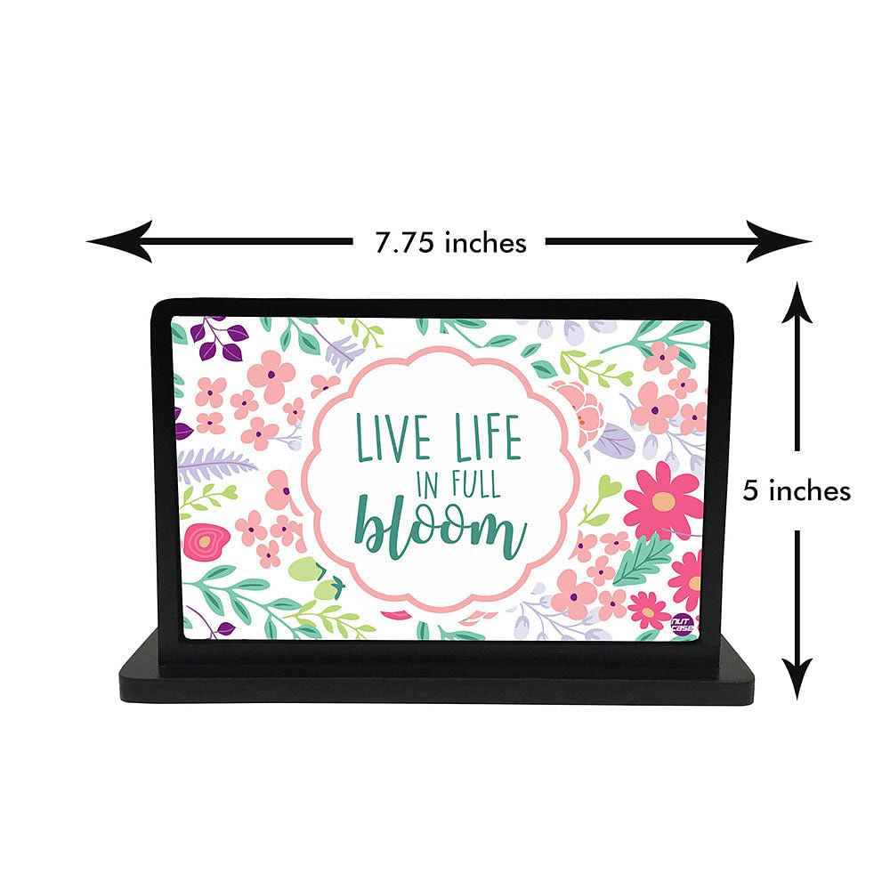 Tissue Holder Paper Napkin Stand - Life Is Full Bloom Nutcase