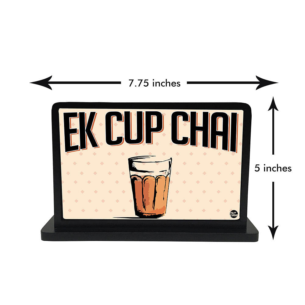 Tissue Holder Paper Napkin Stand - Ek Cup Chai Nutcase