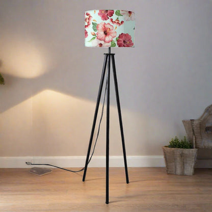 Floral Metal Tripod Standing Best Floor Lamps - Vintage Nutcase