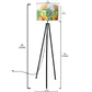 Designer Tripod Floor Lamp Standing Light for Bedroom Nutcase