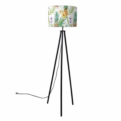 Tripod Standing Floor Lamp -Fruits Floral Nutcase