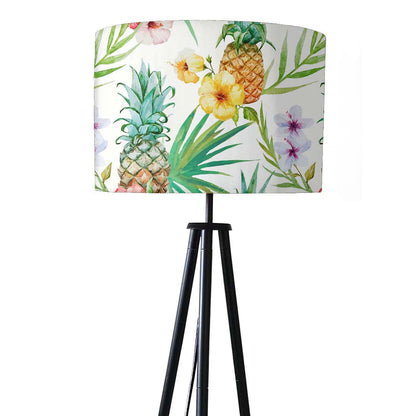 Tripod Standing Floor Lamp -Fruits Floral Nutcase