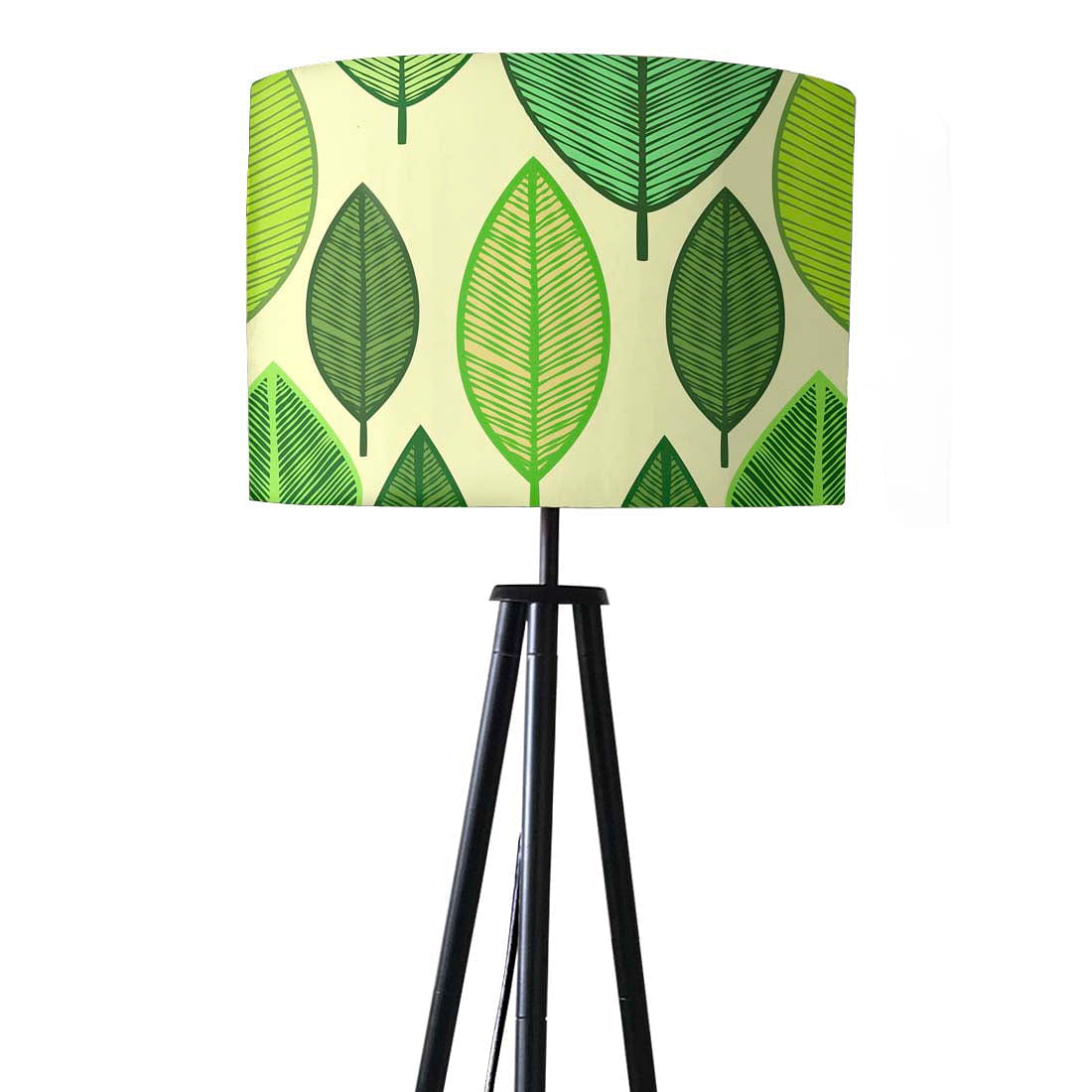 Tripod Standing Floor Lamp for Living Room - Single Leaf Nutcase