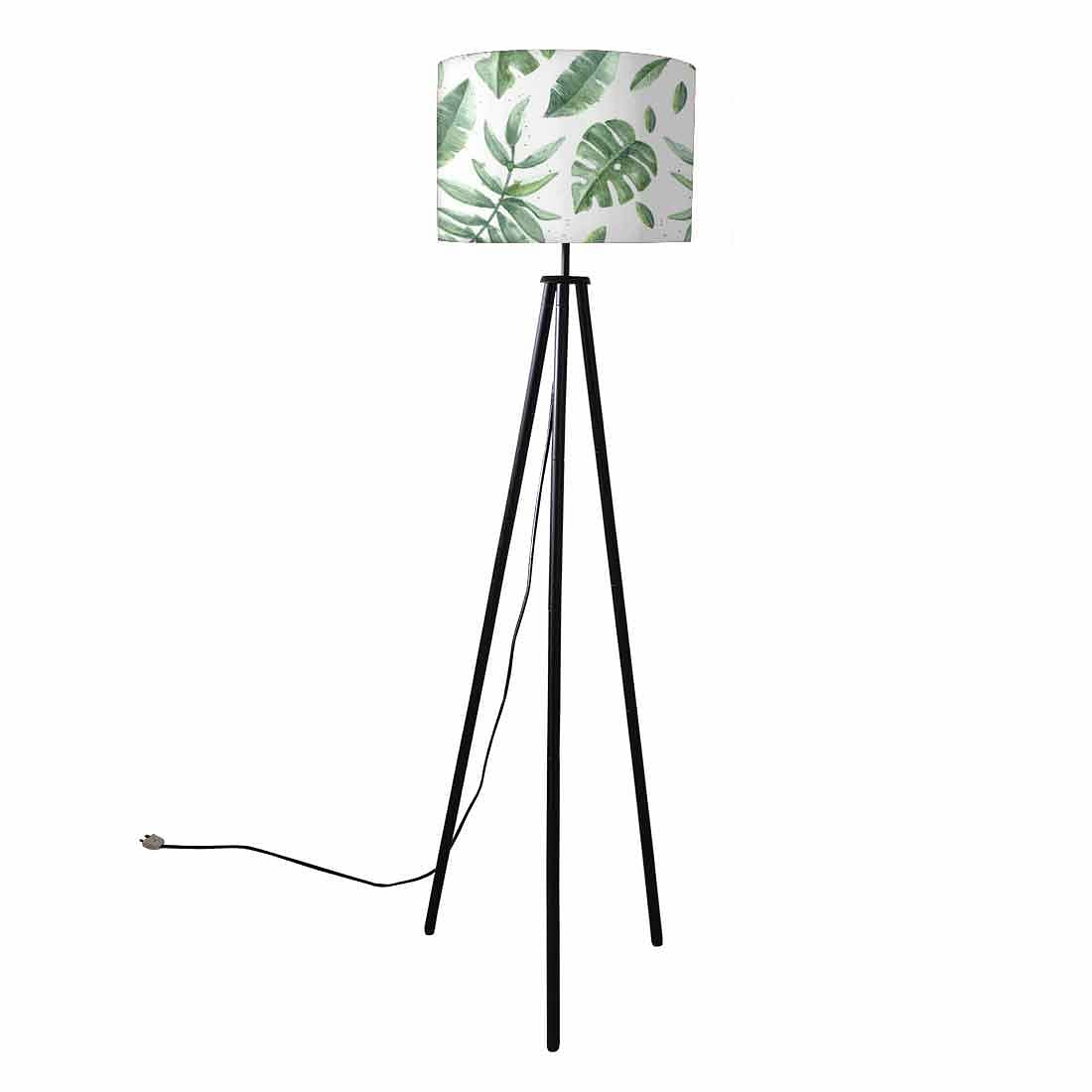 Tripod Standing Floor Lamp -Leaves Nutcase