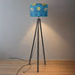 Designer Tripod Blue Floor Lamp for Bedside Light Nutcase