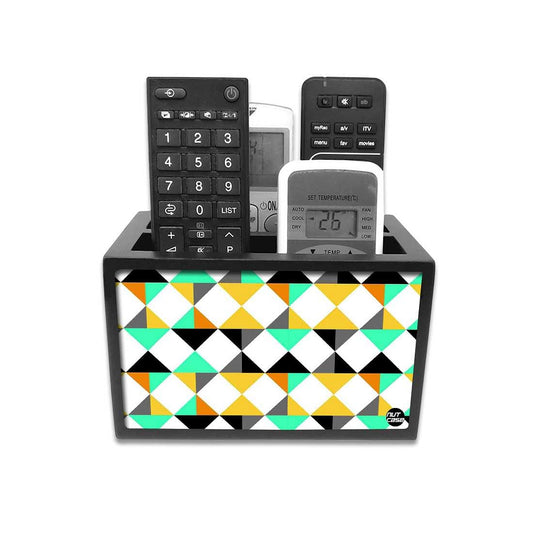 Designer Remote Control Holder Organizer For TV / AC Remotes -  Colorful Diamonds Nutcase