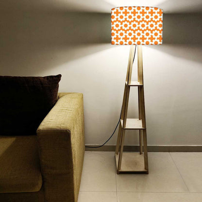 Standing Lamps For Living Room - Orange Patterns Nutcase