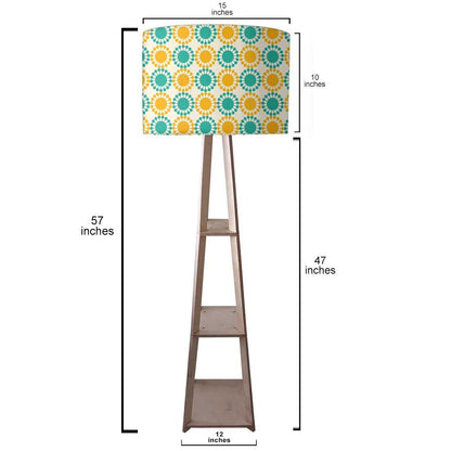 Floor Lamp for Reading for Bedroom -  Circles Nutcase