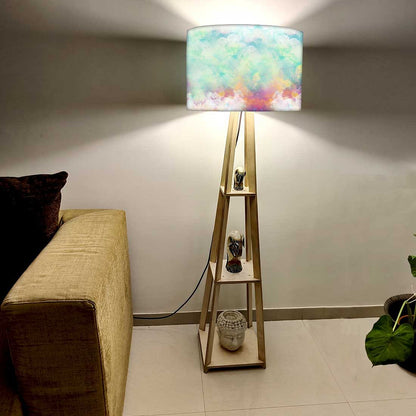 Small Wooden Floor Lamp - Astroworld Nutcase