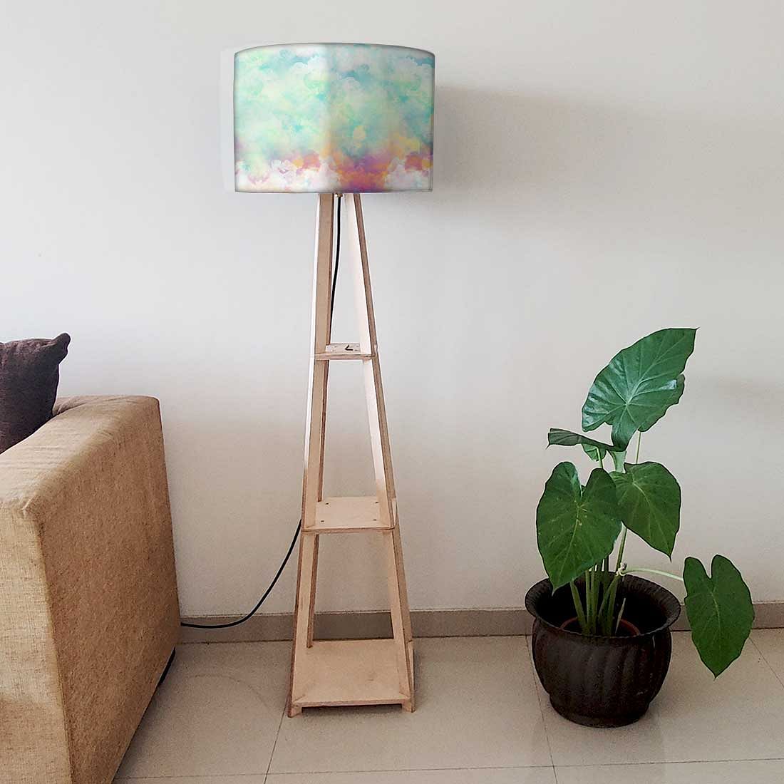 Small Wooden Floor Lamp - Astroworld Nutcase