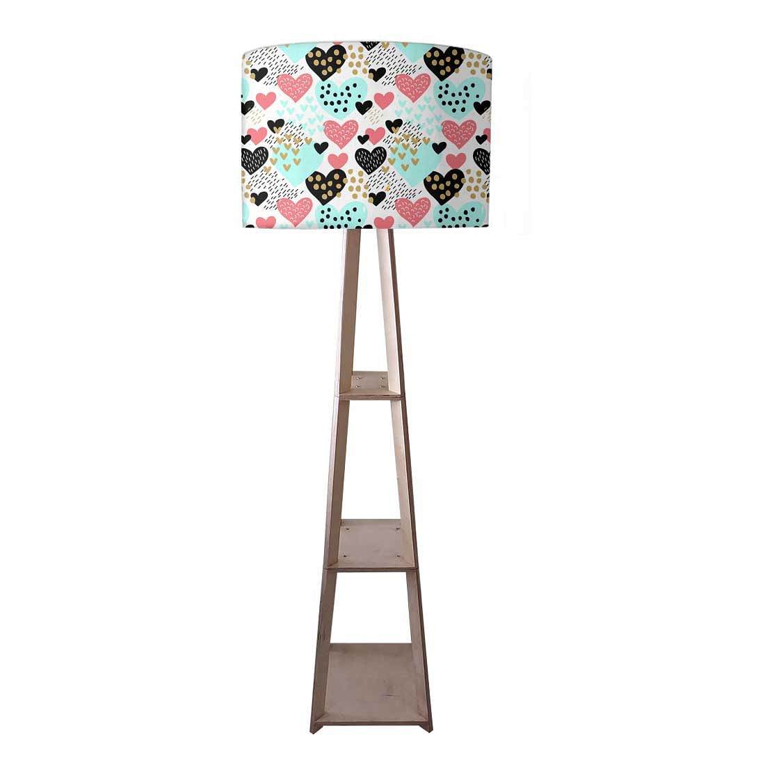 Tall Wooden Standing Lamps - Sweethearts Nutcase