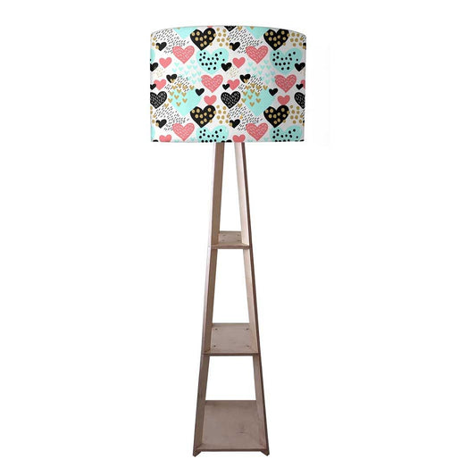 Tall Wooden Standing Lamps - Sweethearts Nutcase