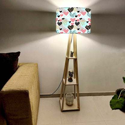 Tall Wooden Standing Lamps - Sweethearts Nutcase