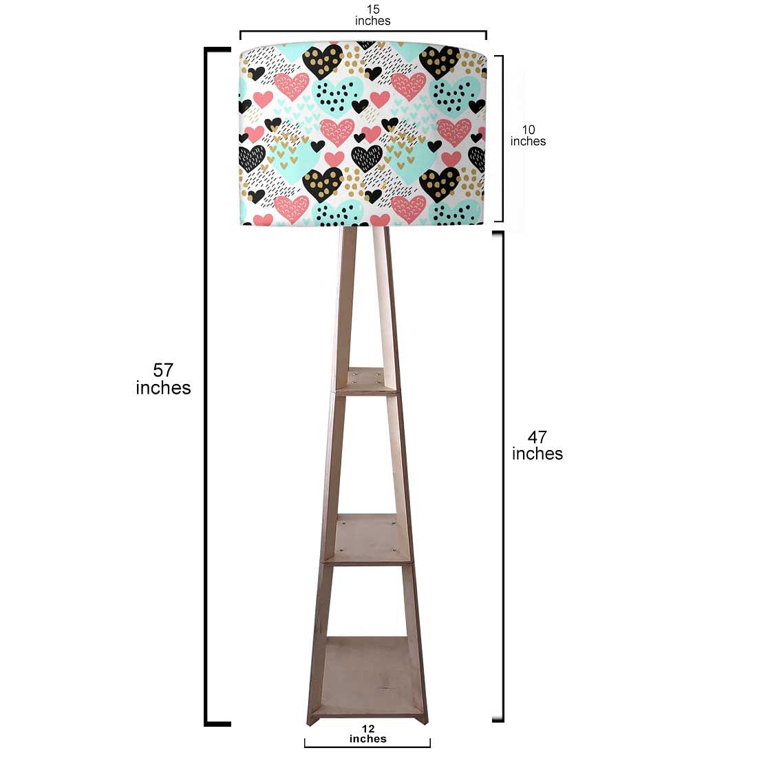 Tall Wooden Standing Lamps - Sweethearts Nutcase