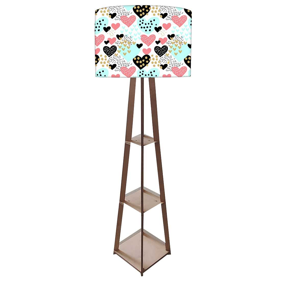 Tall Wooden Standing Lamps - Sweethearts Nutcase