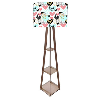 Tall Wooden Standing Lamps - Sweethearts Nutcase