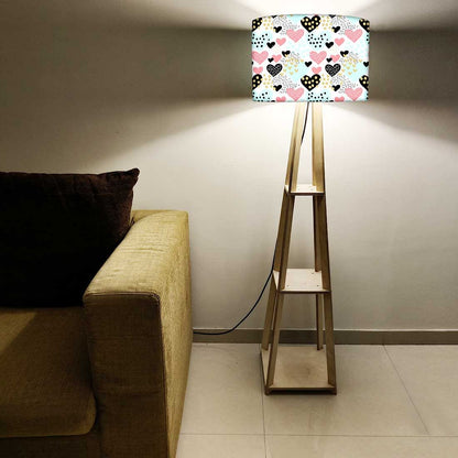 Tall Wooden Standing Lamps - Sweethearts Nutcase