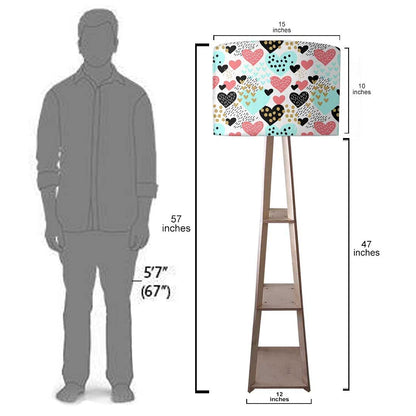 Tall Wooden Standing Lamps - Sweethearts Nutcase