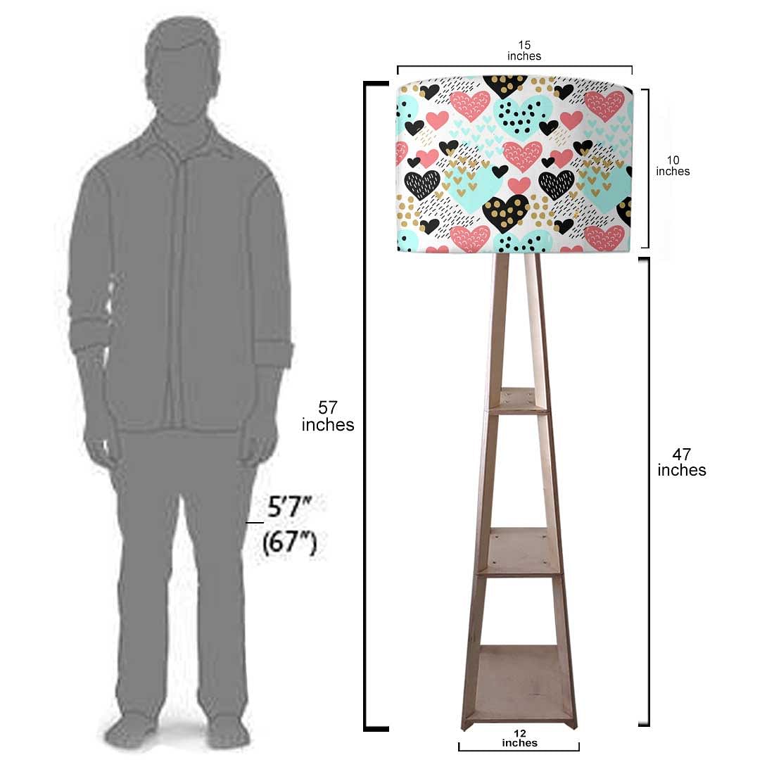 Tall Wooden Standing Lamps  -   Sweet Fishes Nutcase