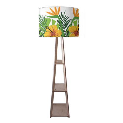 Standing Tripod Lamp for Living Room - Floral Love Nutcase