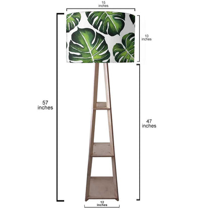 Reading Lamp Floor for Kids Room - Monestera Leaves Nutcase