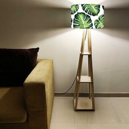 Reading Lamp Floor for Kids Room - Monestera Leaves Nutcase