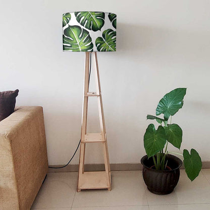 Reading Lamp Floor for Kids Room - Monestera Leaves Nutcase