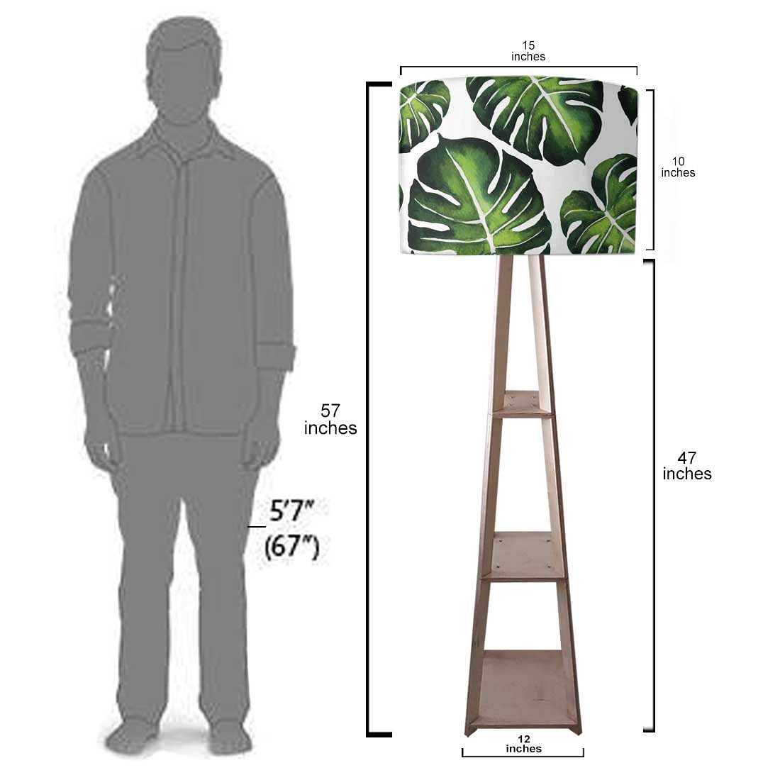 Floor Standing Lamps  -   Purple Retro Pattern Nutcase