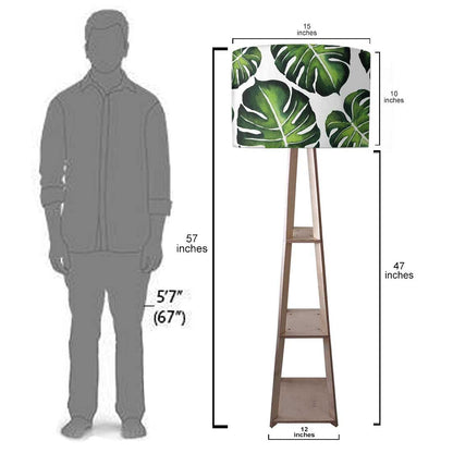 Floor Standing Lamps  -   Purple Retro Pattern Nutcase