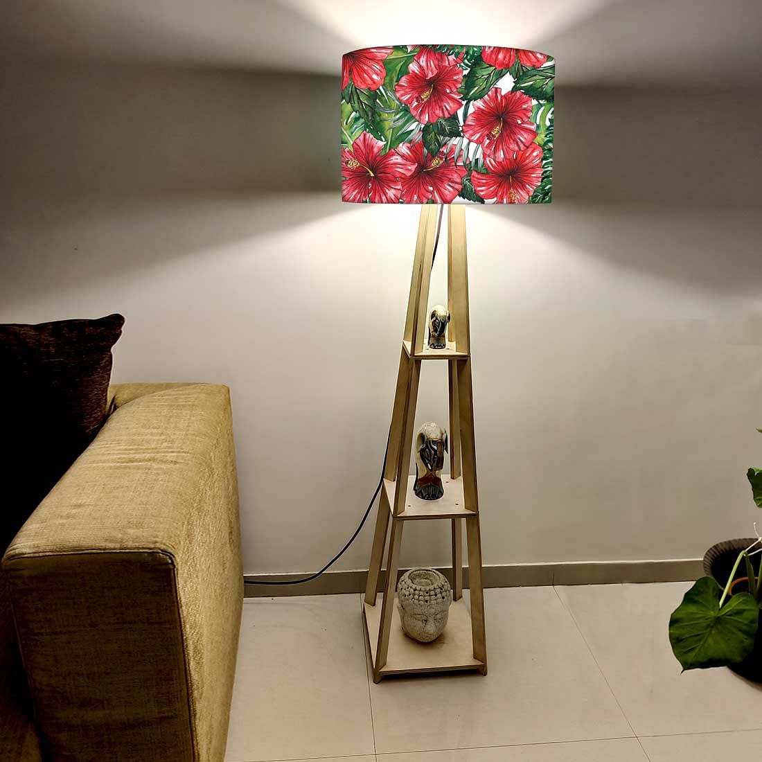 Floor Lamps Designer Floor Lamps for Bedroom  -  Hibiscus Nutcase