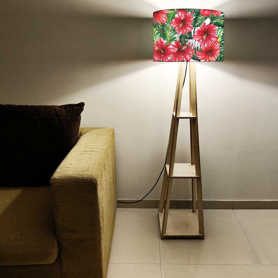 Floor Lamps Designer Floor Lamps for Bedroom  -  Hibiscus Nutcase