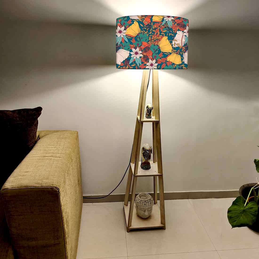 Wooden Floor Lamps For Living Room - Elegance Nutcase