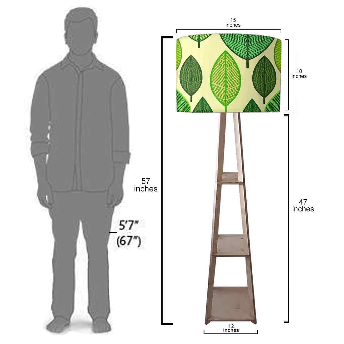 Tripod Table Lamp Wooden for Bedside Light - Blue Space 0151 Nutcase