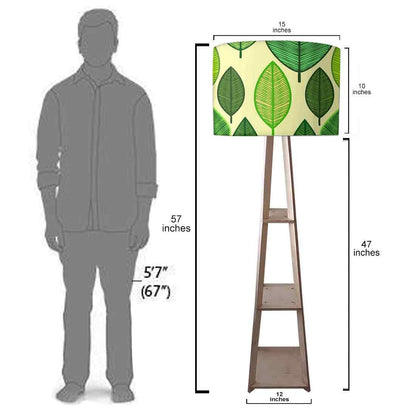 Tripod Table Lamp Wooden for Bedside Light - Blue Space 0151 Nutcase