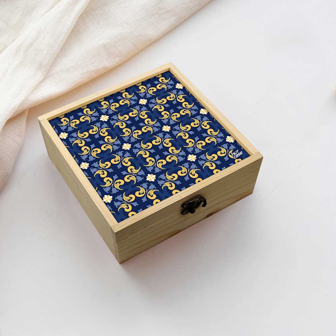 Jewellery Box Makepup Organizer -  Azulejos Nutcase