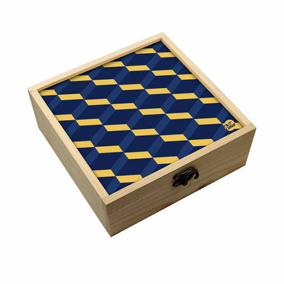 Jewellery Box Makepup Organizer -  Hexa Pattern Nutcase