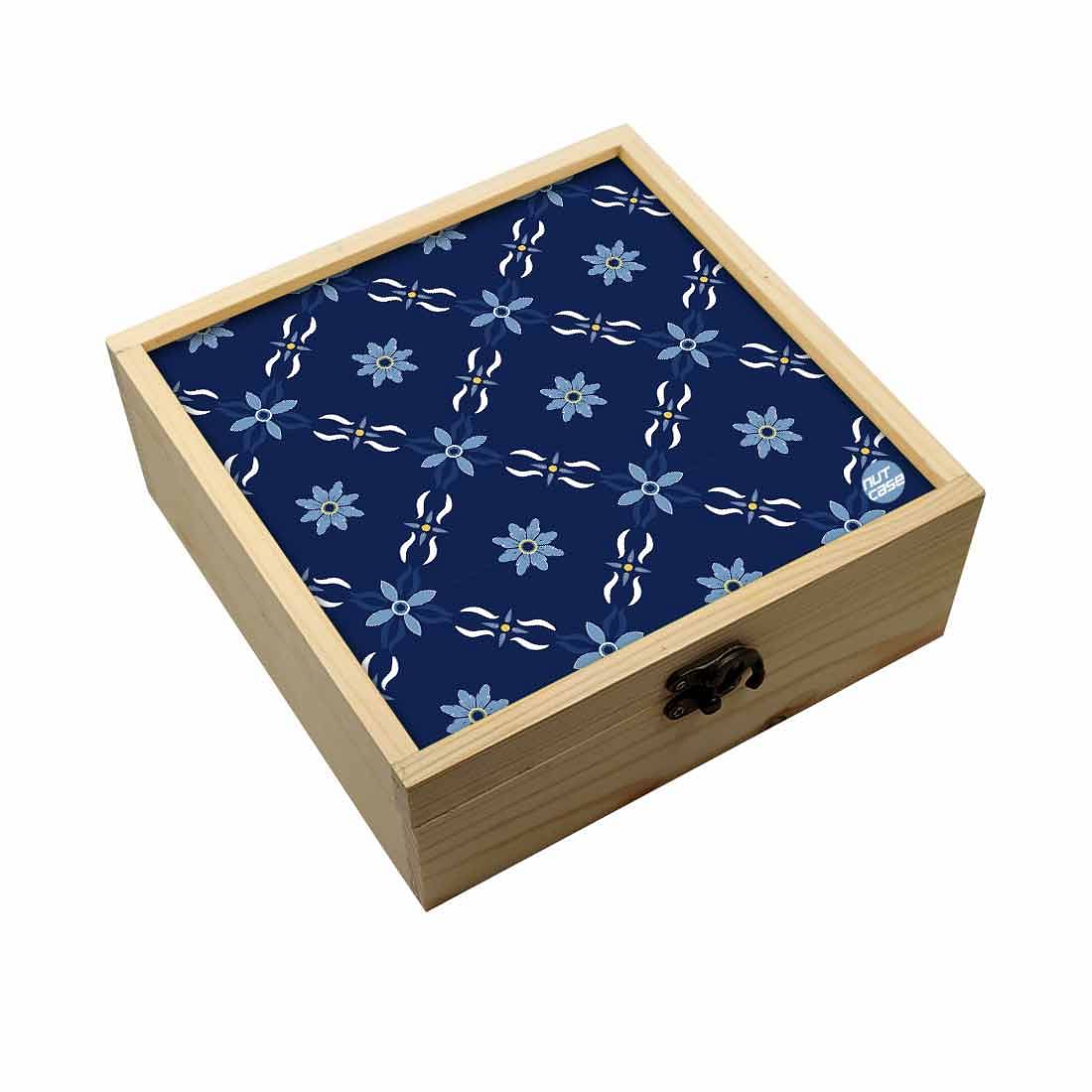 Jewellery Box Makepup Organizer -  Floral Pattern Nutcase