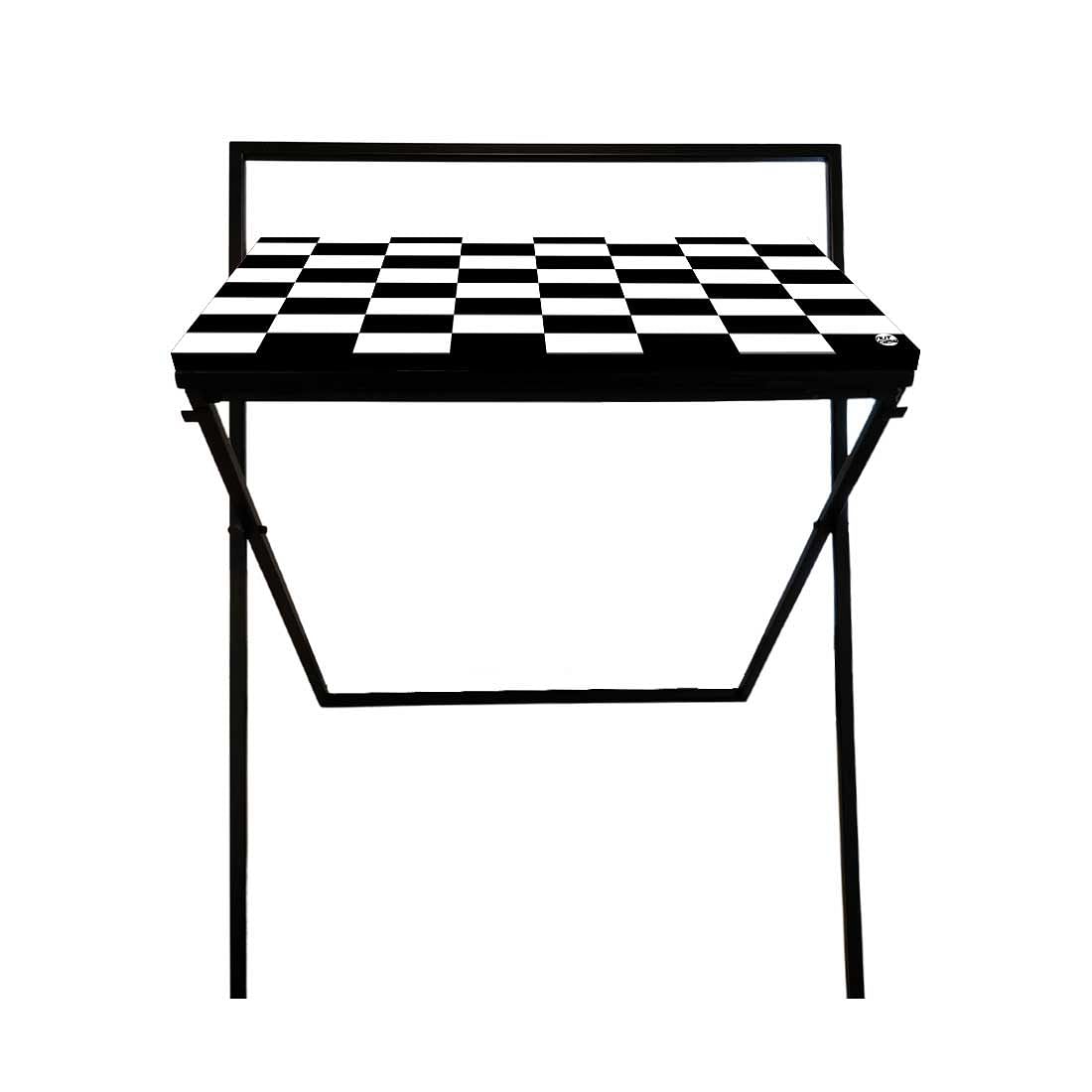 Folding Computer Table WFH Work Desk for Bedroom-Chess Nutcase