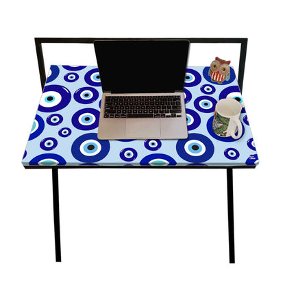 Designer Folding Study Table for Laptop Computer Desk -  Evil Eye Protector Nutcase