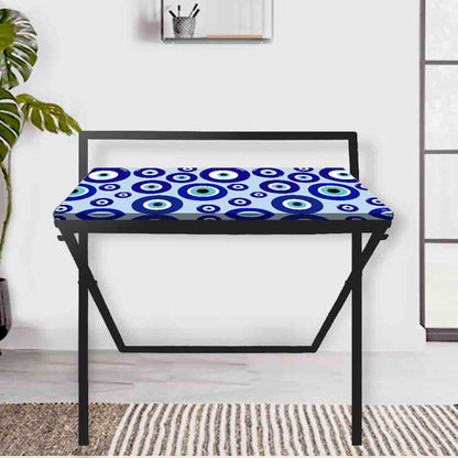 Designer Folding Study Table for Laptop Computer Desk -  Evil Eye Protector Nutcase