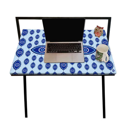 Designer Folding Study Table for Laptop Computer Desk -  Evil Eye Protector Nutcase