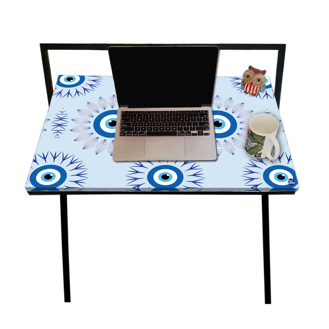 Designer Folding Study Table for Laptop Computer Desk -  Evil Eye Protector Nutcase
