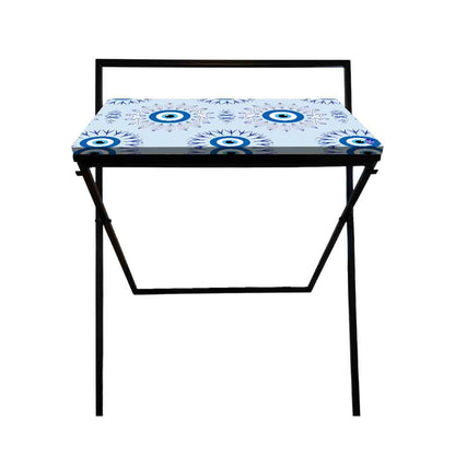 Designer Folding Study Table for Laptop Computer Desk -  Evil Eye Protector Nutcase